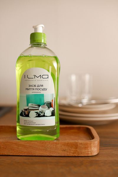 Средство для мытья посуды с экстрактом лемонграса Lemongrass ТМ IL'MA 500мл DP-L-500 фото