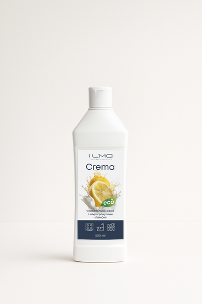 Крем с микрогранулами лимон CREMA 500 мл ТМ ILMA CR-L-500 фото